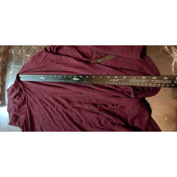 Jennifer Lopez Twist-Front Turtleneck Top Womens Large L Blouse Top Fall Winter - Picture 8 of 9